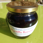 Confiture de myrtilles sauvage